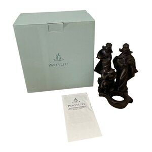 Partylite Holy Night Three Kings Tealight Votive Holder Bronze Nativity Wisemen
